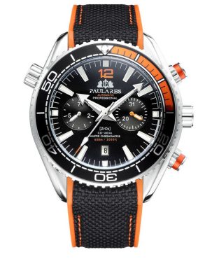 ZGAutomatic Mechanical Luminous Canvas Rubber Band Men's Watch