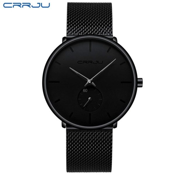 ZZ【30m waterproof】Men Quartz Sport Ultra-Thin Stainless Steel Watch watches Mens - Image 2