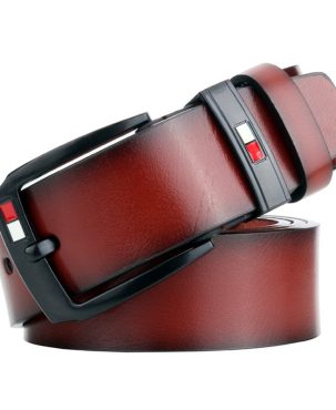 Z Factory Registered Trademark Retro Men's Leather Belt Casual Antique Pin Buckle Men's Belt Cross-Border AliExpress Hot Sale