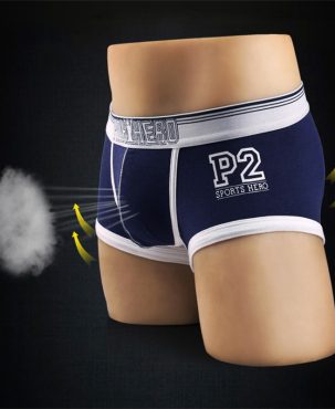 Cross-Border Hot Sale Supply Factory Direct Supply Men's Underwear Wholesale Printing Men's Flat Foot Pants 1221
