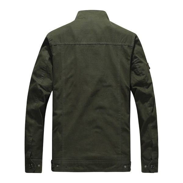 Cross-Border Supply Cotton Jacket Men's Spring Thin Large Size Men's Jacket Military Suit Jacket Men's Air Force No. 1 - Image 2