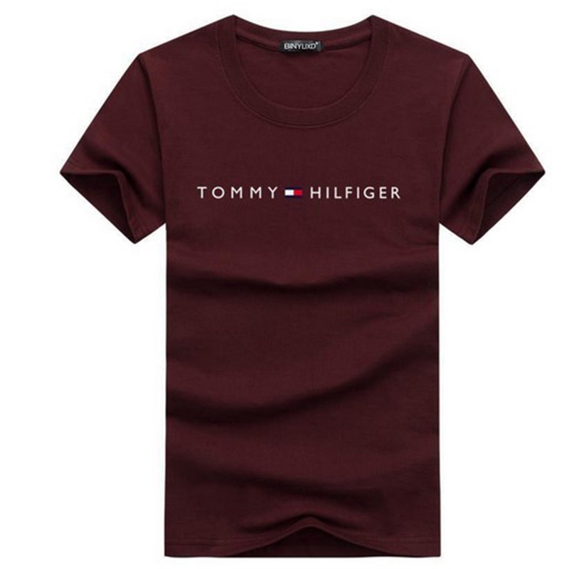 Tommy Hilfiger Mens Short Sleeve Cotton Simple Tshirt Logo T-Shirt - Image 3
