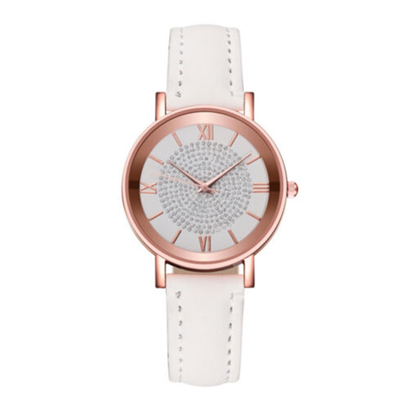 ZZ Ladies Wrist Watches Leather Strap Watch Quartz Analogue Women's Metal Case - Image 4