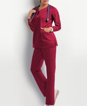 2024 Amazon Operating Room Autumn and Winter Hand Washing Suit Women's Long-Sleeved Overalls Nurse Surgeon Disposable Protective Coveralls Overalls