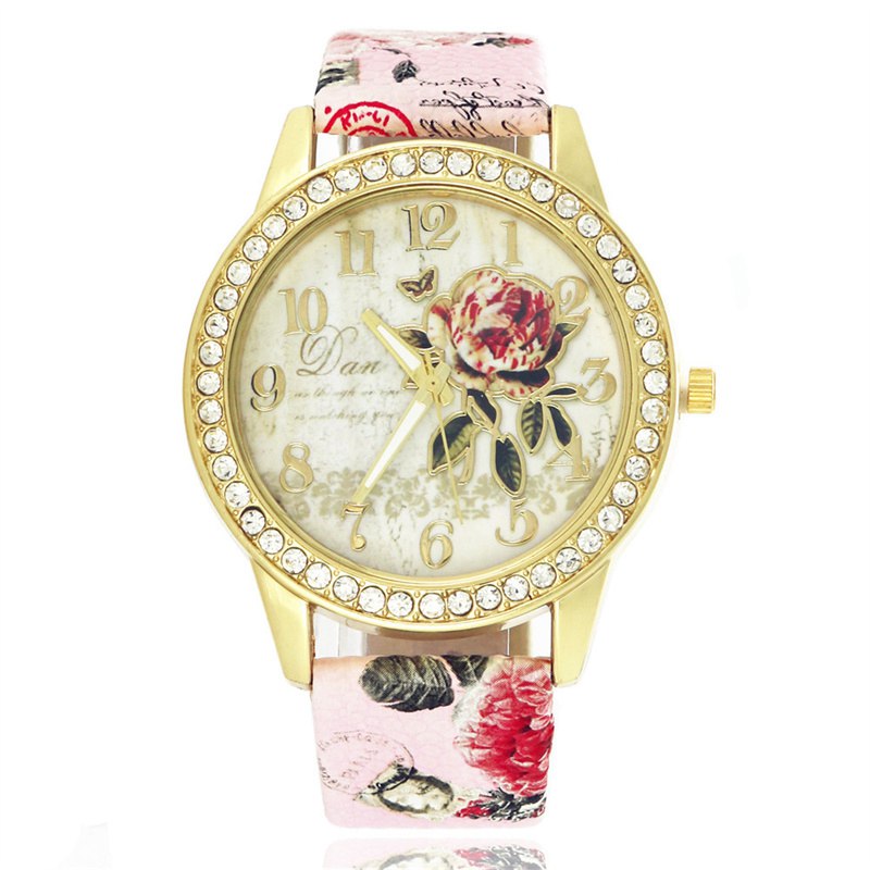 ZZ Ladies Girls Watch Crystal Quartz Womens Analogue Dress Leather Casual Gift - Image 4