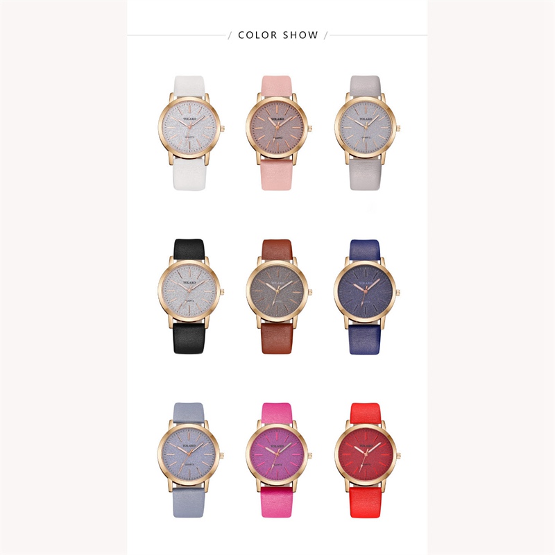 ZZ Womens Ladies Watches Wrist Watch Snow Analogue Quartz Fashion Leather Strap - Image 4