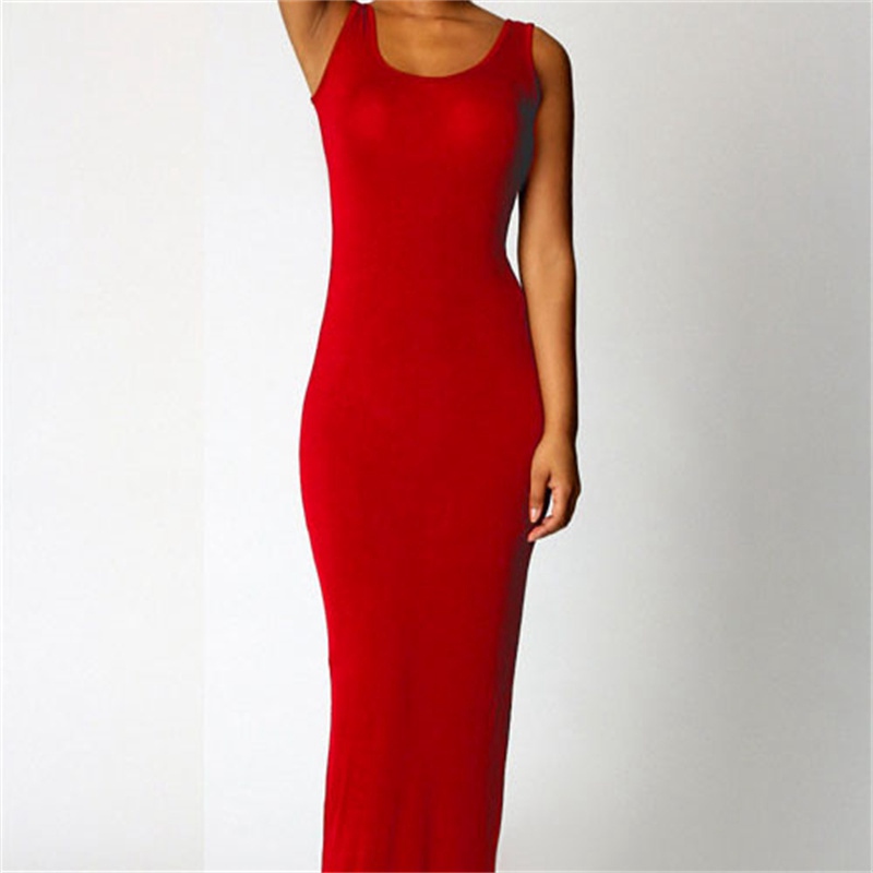 Amazon Wish Best Selling Women's Clothes 21 Color Size 6 Elegant Sexy Vest Long Dress Fashion Dress EBay Popular - Image 3