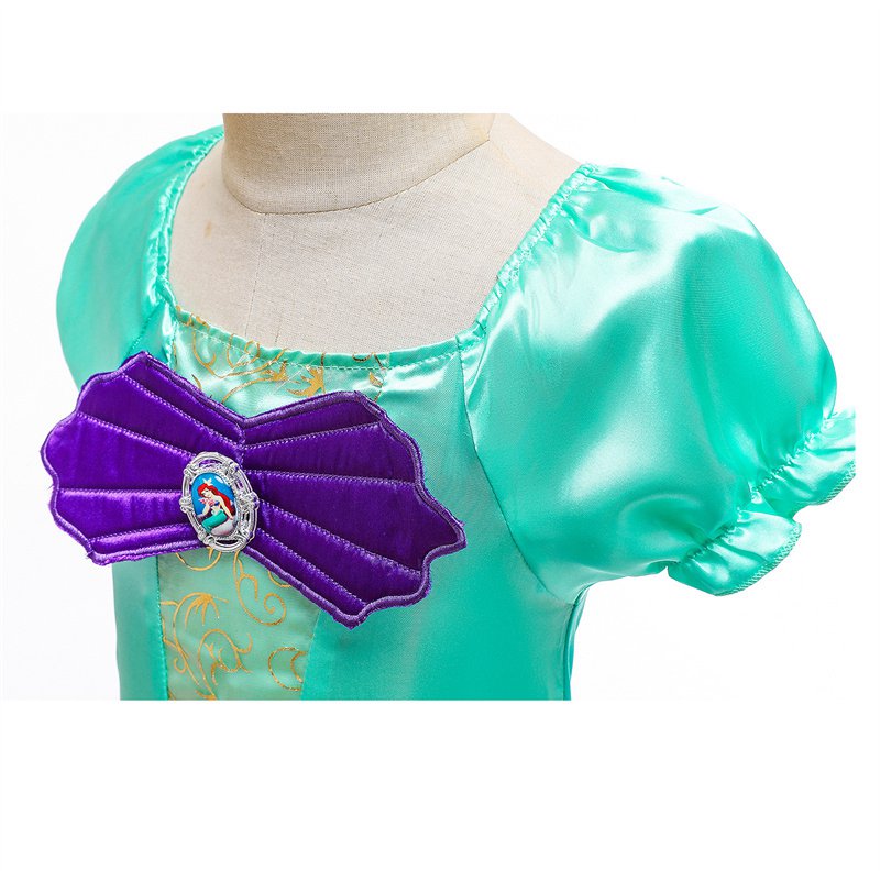 Girls Little Mermaid Ariel Princess Cosplay Costumes For Kids Baby Girl Mermaid Disney Dress Up Sets Children Halloween Clothing - Image 12