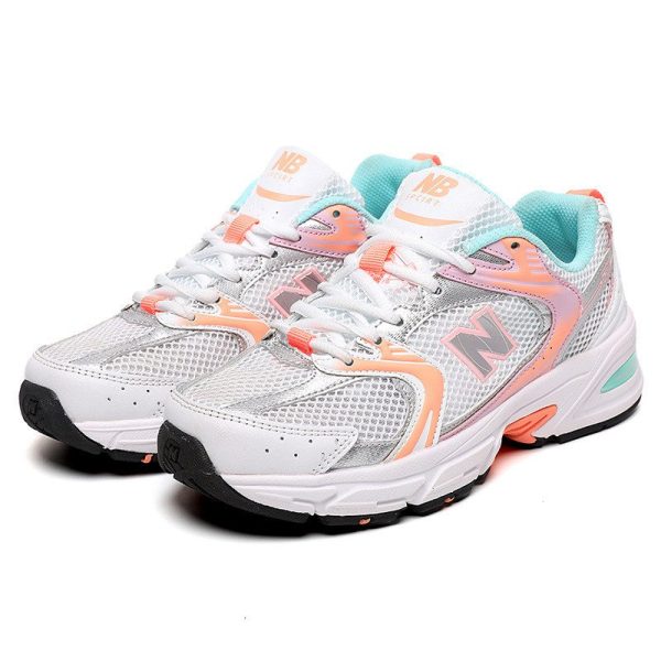 New Balance 530 White Silver Navy Sports Casual Mesh Soft Fashion Trainers Shoes  NB530 - Image 7