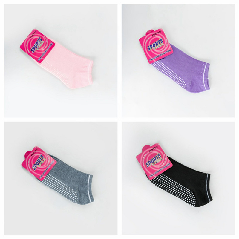 Yoga Socks Sports Gym Non Slip Ballet Exercise Grip Cotton Pilates For Women - Image 19