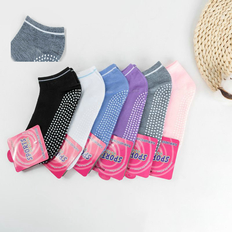 Yoga Socks Sports Gym Non Slip Ballet Exercise Grip Cotton Pilates For Women - Image 22