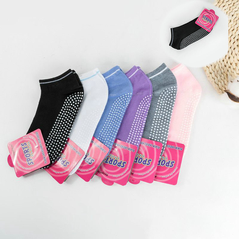 Yoga Socks Sports Gym Non Slip Ballet Exercise Grip Cotton Pilates For Women - Image 23