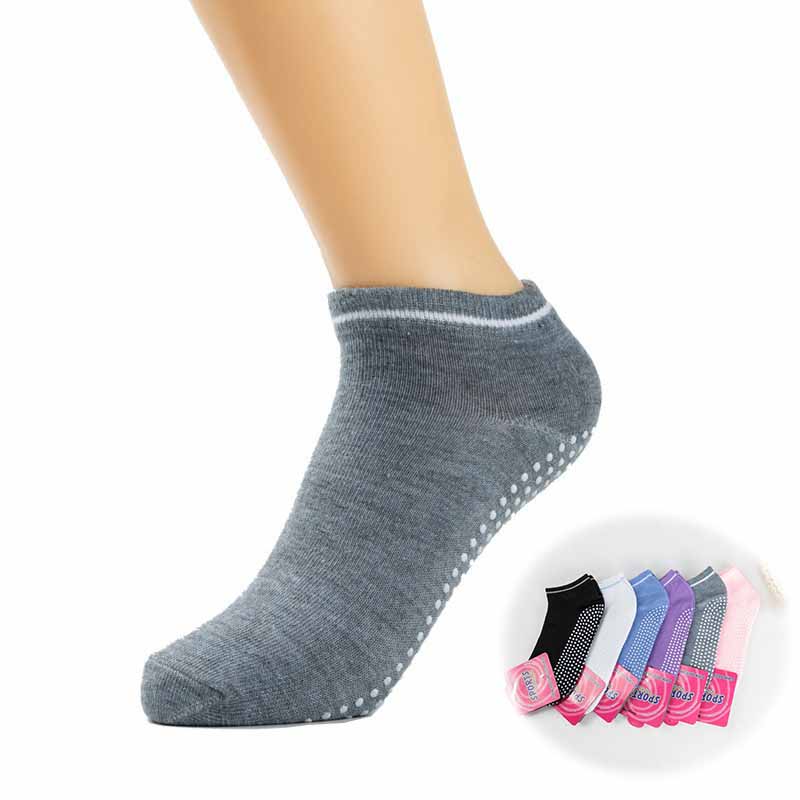 Yoga Socks Sports Gym Non Slip Ballet Exercise Grip Cotton Pilates For Women - Image 24