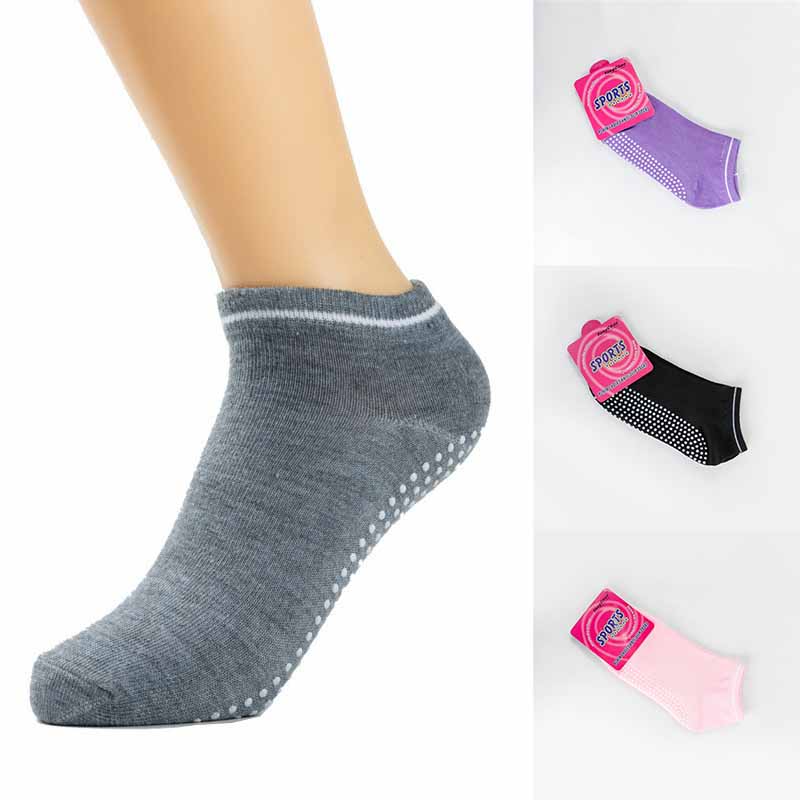 Yoga Socks Sports Gym Non Slip Ballet Exercise Grip Cotton Pilates For Women - Image 25