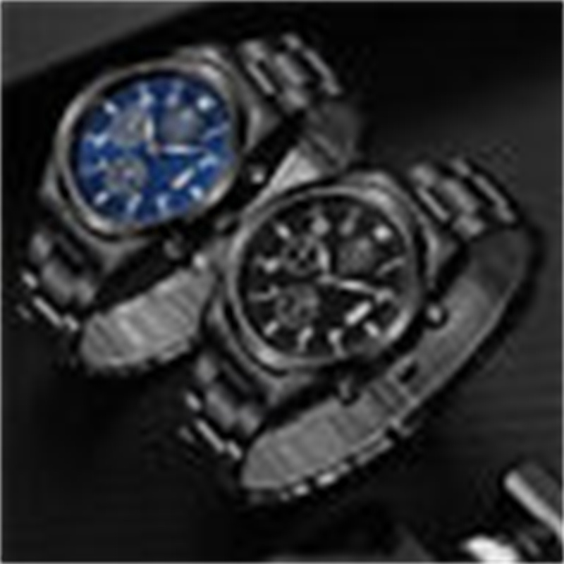 ZZ Luminous Calendar Metal Strap Men's Analog Quartz Formal Casual Wrist Watch Gift - Image 7