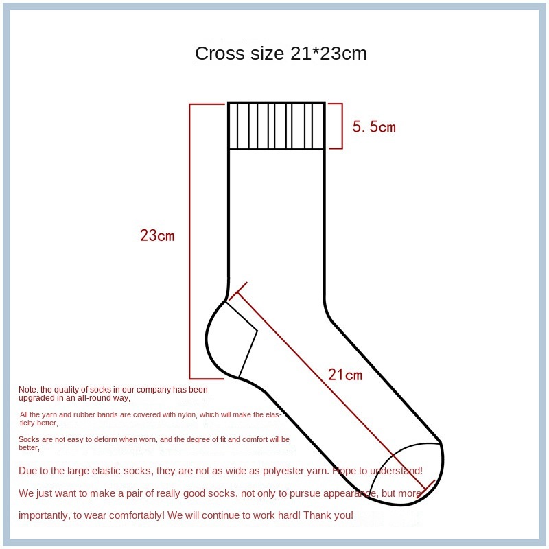 Autumn and Winter New Creative Couple AB Trendy Socks Fashion Personality Trend Cartoon Jacquard Mid-Calf Asymmetric Cotton Socks - Image 8