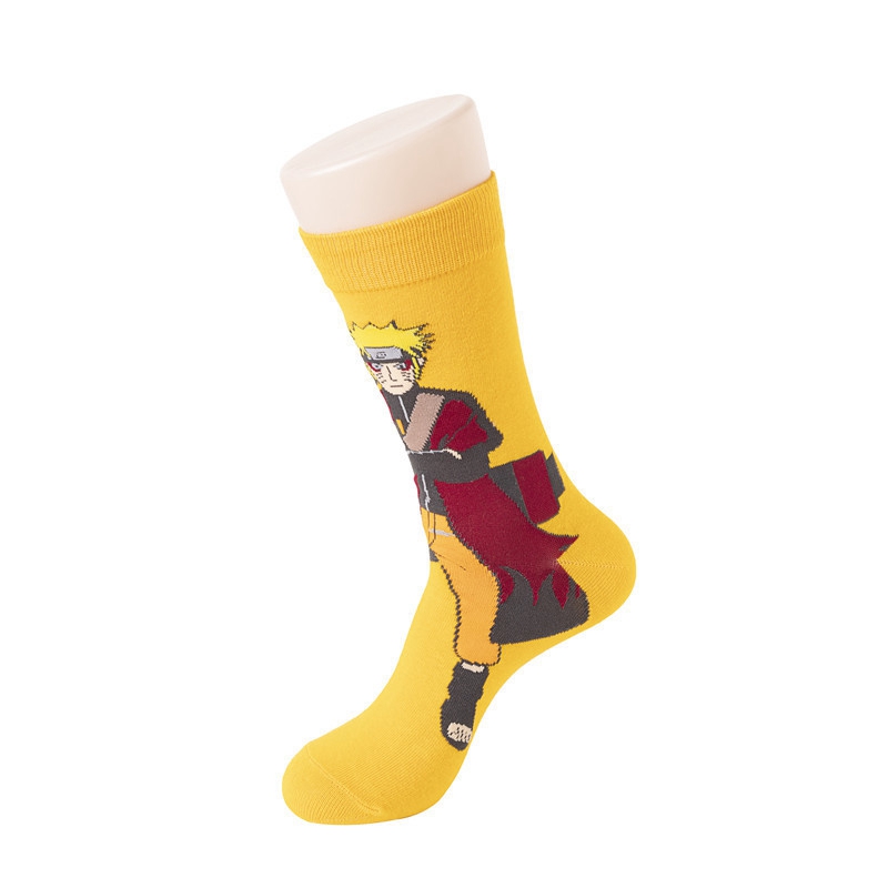 2PC Cartoon Socks Ninja Cotton Cartoon Socks Cotton Man Manufacturer Women's Cross-Border Socks Trendy Socks TV Wholesale Anime Men's Socks - Image 16