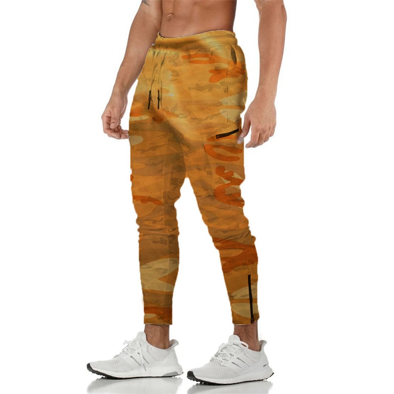 Fashion Stitching Men Pants Fitness Casual Elastic Pants men Bodybuilding Clothing Casual Navy Military Sweatpants Joggers Pants - Image 18