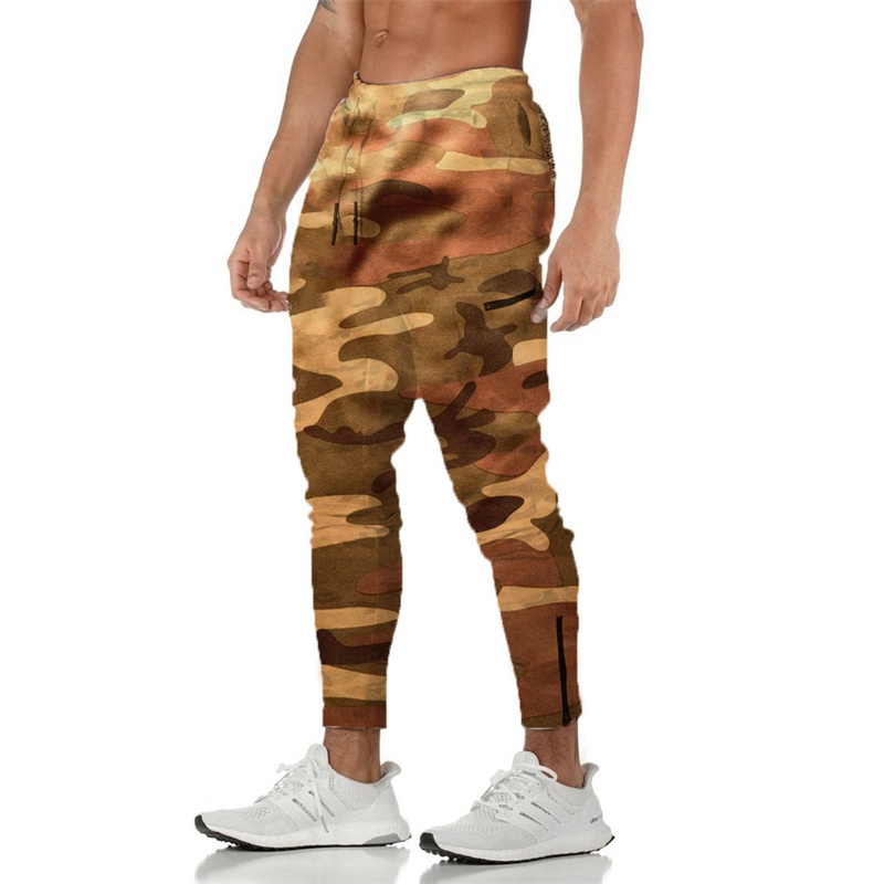 Fashion Stitching Men Pants Fitness Casual Elastic Pants men Bodybuilding Clothing Casual Navy Military Sweatpants Joggers Pants - Image 19