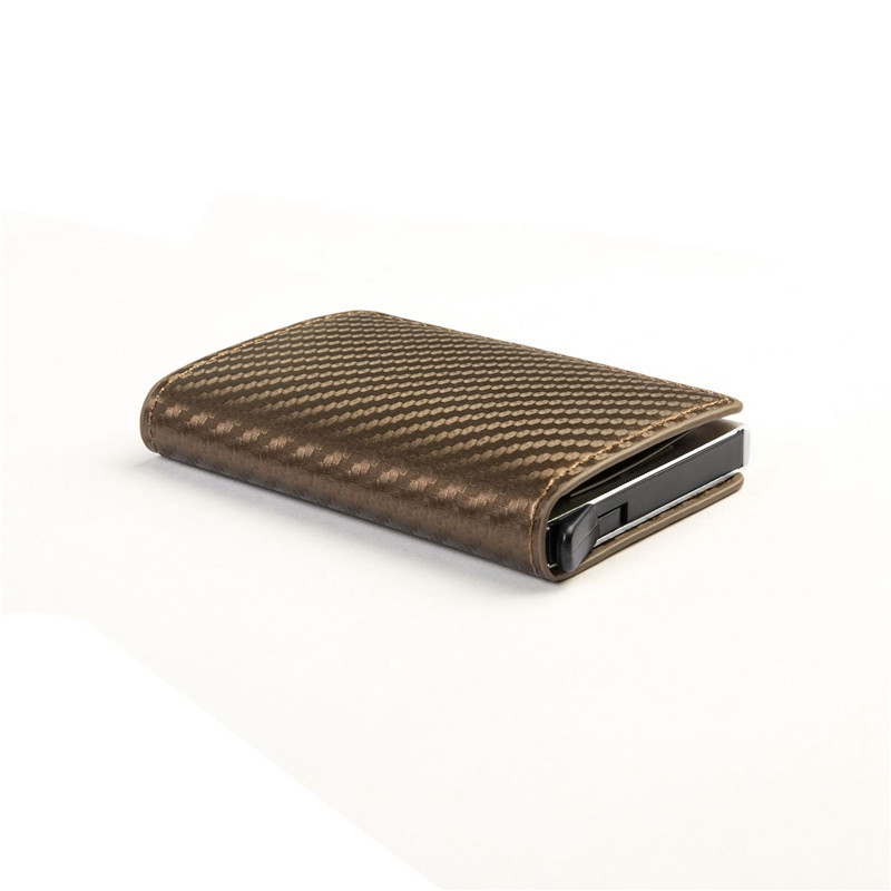 2024 Credit Card Holder Wallet Men Women RFID Aluminium Bank Cardholder Case Vintage Leather Wallet with Money Clips - Image 16