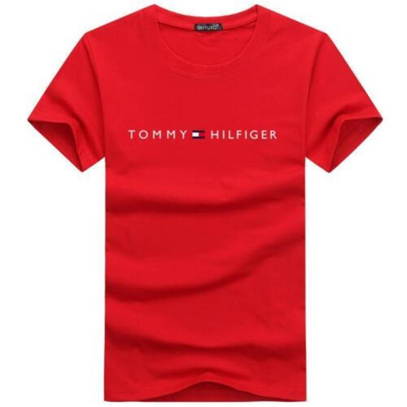 Tommy Hilfiger Mens Short Sleeve Cotton Simple Tshirt Logo T-Shirt - Image 5