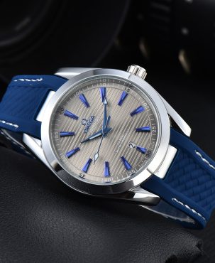 Omega Seamaster Aqua Terra 150M Steel On Rubber Strap Planet Series O Seamaster 150 Rubber
