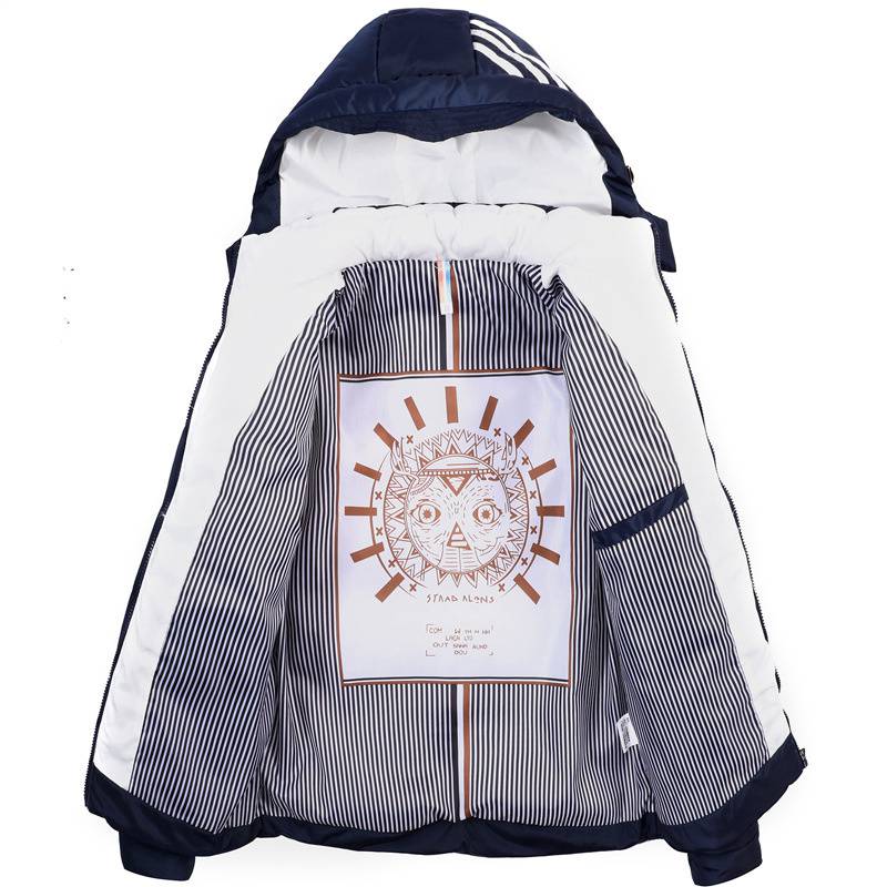 Factory Direct Supply Cross-Border Men's Clothing Winter Men's Cotton-Quilted Coat Thickened Short Cotton Coat Male Youth Thermal Cotton Coat Jacket Male - Image 3