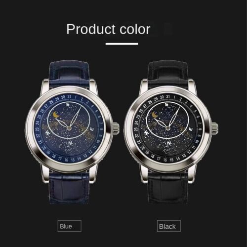Men's Rotating Starry Sky Automatic Mechanical Watch Luminous Business Fashion - Image 13