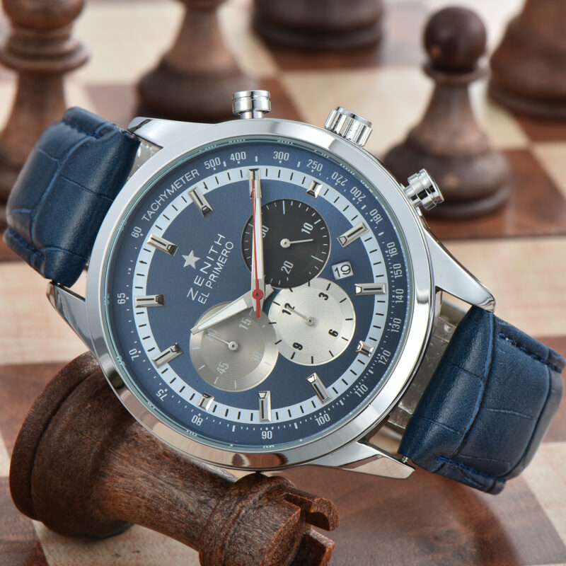 Zenith Chronomaster EL Primero Men's Large Dial Waterproof Quartz Watch Z Chronomaster