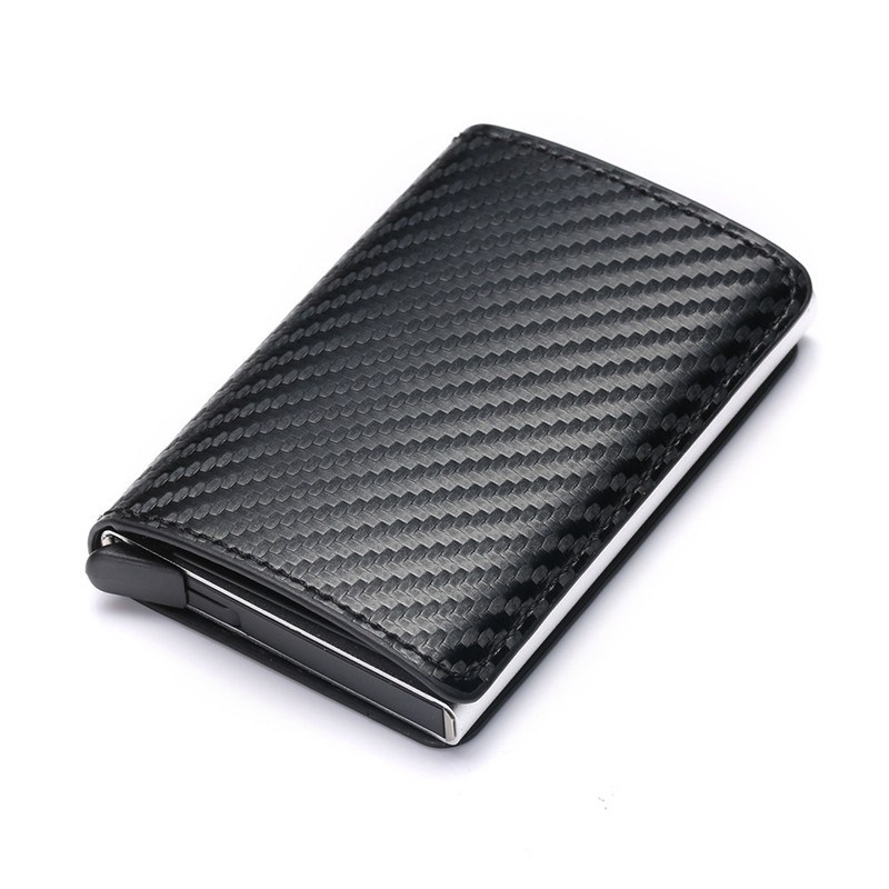 2024 Credit Card Holder Wallet Men Women RFID Aluminium Bank Cardholder Case Vintage Leather Wallet with Money Clips - Image 19