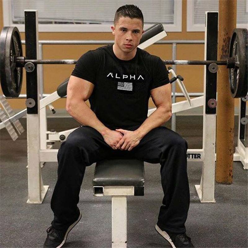Muscle Doctor European and American Summer round Neck Casual Sports T-shirt Men's Short Sleeve Fitness Running Training Wear Factory Wholesale - Image 17