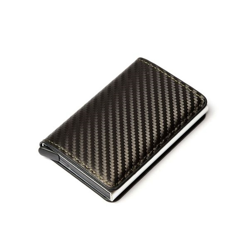 2024 Credit Card Holder Wallet Men Women RFID Aluminium Bank Cardholder Case Vintage Leather Wallet with Money Clips - Image 23