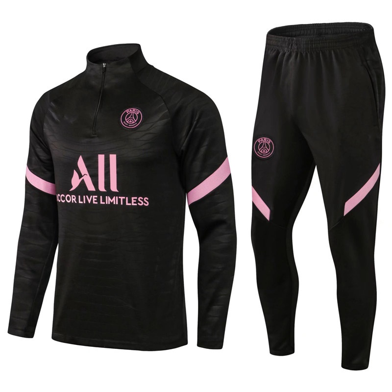 Kids Boys Sports PSG Football Sports Soccer Tracksuit Top&Bottoms Training Suit - Image 5