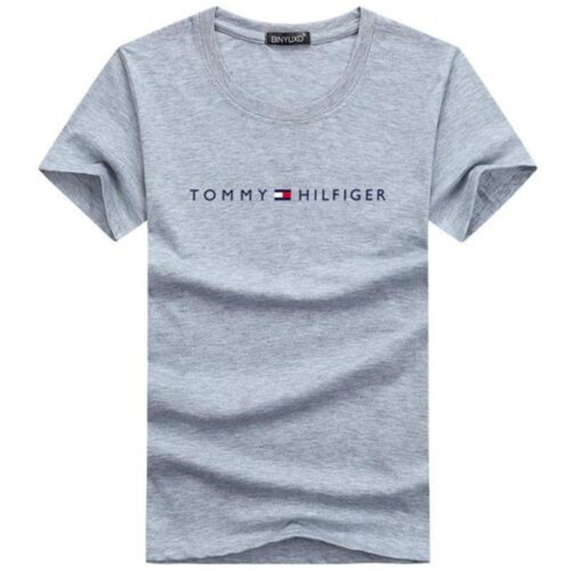 Tommy Hilfiger Mens Short Sleeve Cotton Simple Tshirt Logo T-Shirt - Image 6