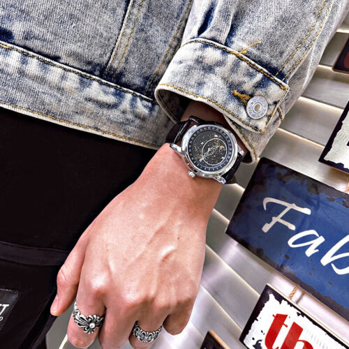 Men's Rotating Starry Sky Automatic Mechanical Watch Luminous Business Fashion - Image 14