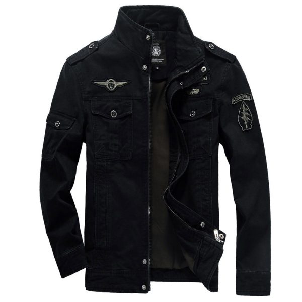 Cross-Border Supply Cotton Jacket Men's Spring Thin Large Size Men's Jacket Military Suit Jacket Men's Air Force No. 1