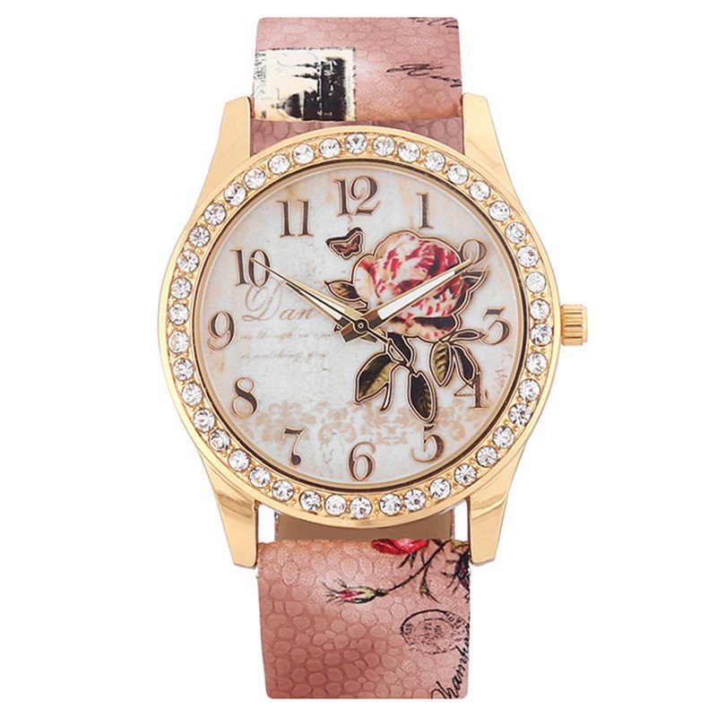 ZZ Ladies Girls Watch Crystal Quartz Womens Analogue Dress Leather Casual Gift - Image 9