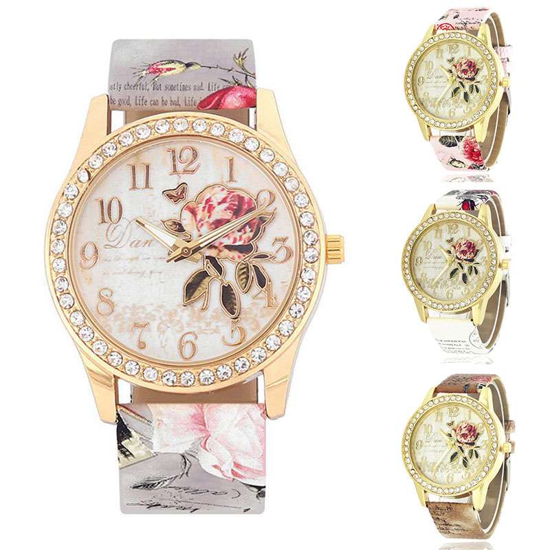 ZZ Ladies Girls Watch Crystal Quartz Womens Analogue Dress Leather Casual Gift - Image 16