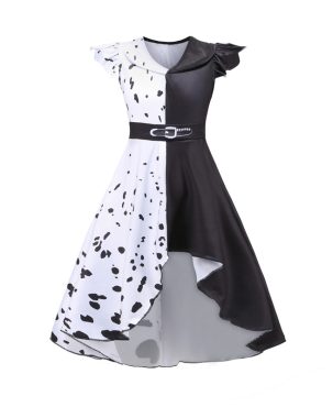 Girls Kids Halloween dress Costume Fancy  Halloween Cosplay Party Outfit
