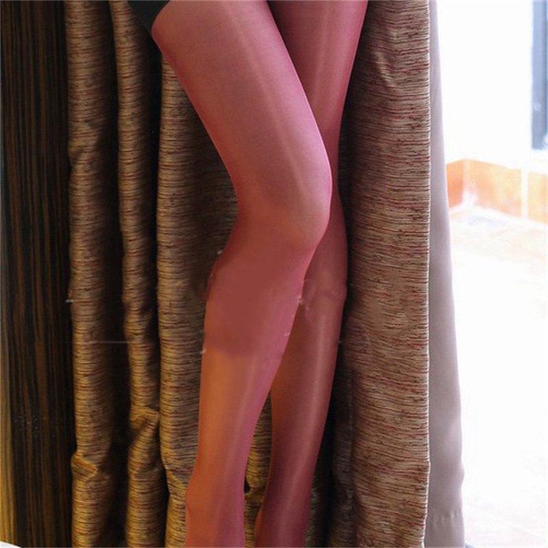 Sakura 30d Shiny Flash Silk Retro Contrast Color Stockings Shiny Transparent Color Stockings Four-Ply Socks 0908 - Image 3