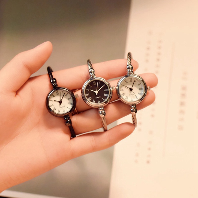 ZZ Bracelet Watch for Girls Student Minimalist Small Thin Strap Ins Retro Easy Matching Small Fresh Opening - Image 6