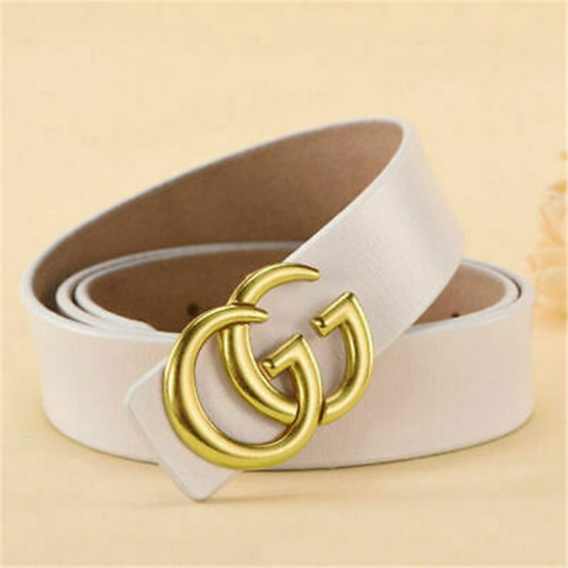 Z2.3-3.8cm Fashion Ladies Genuine Leather Belts Jeans Belt With Letter GG Buckle - Image 6