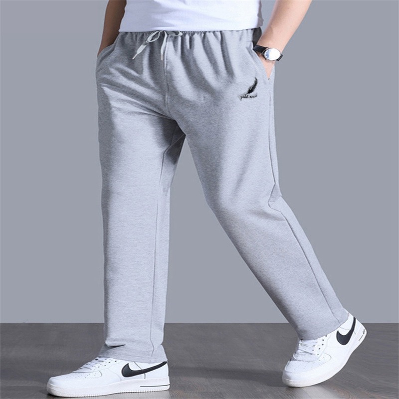 Trousers Sports Pants Men's Loose Straight Men's Summer Casual Pants Men's Pants Men's Sweatpants Workwear Pants Men's Fleece-Lined - Image 4
