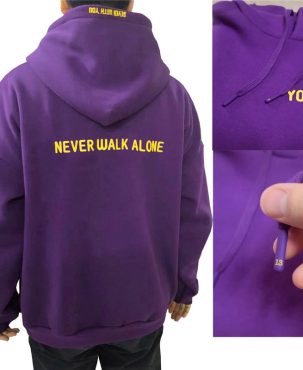 2024 New Purple Hoodie Unisex  Winter Lange  Sweatshirts Tops 2024 seven with you Oversize Sweatshirts