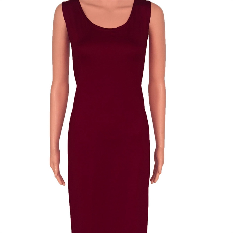 Amazon Wish Best Selling Women's Clothes 21 Color Size 6 Elegant Sexy Vest Long Dress Fashion Dress EBay Popular - Image 11