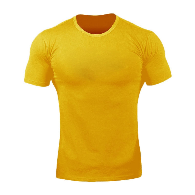 Muscle Doctor European and American Summer round Neck Casual Sports T-shirt Men's Short Sleeve Fitness Running Training Wear Factory Wholesale - Image 23