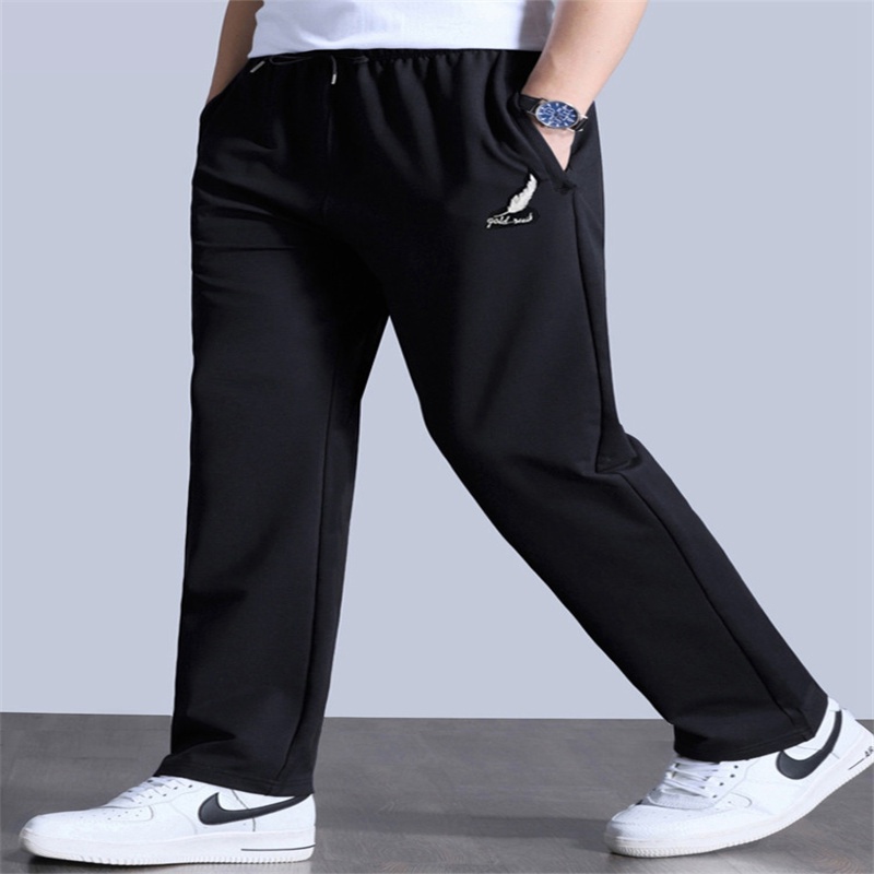 Trousers Sports Pants Men's Loose Straight Men's Summer Casual Pants Men's Pants Men's Sweatpants Workwear Pants Men's Fleece-Lined - Image 3