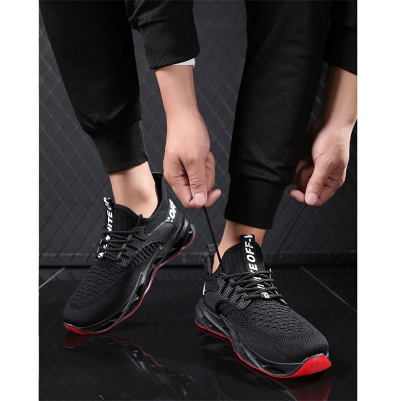 Men's Trainers Sneakers Sports Running Walking Outdoor Gym Shoes, Breathable - Image 12