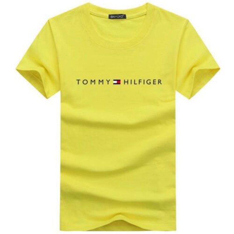 Tommy Hilfiger Mens Short Sleeve Cotton Simple Tshirt Logo T-Shirt - Image 9