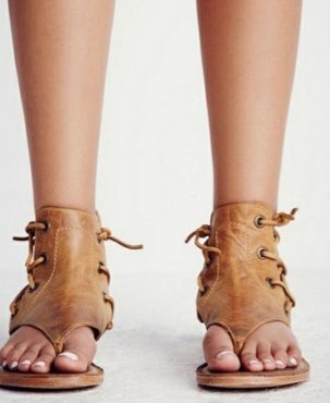 Spot Goods Juti Factory Wholesale 2024 Spring and Summer Foreign Trade Large Size Flat Bottom Lace-up Zip Women's Beach Sandals Women